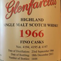  (現貨) Glenfarclas 1966 Fino Casks 格蘭花格 1966 Fino雪莉桶 六部曲之一 (700ml 50.5%)