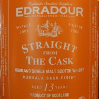 EDRADOUR 13 years Marsala Finish 艾德多爾 13年 瑪薩拉酒桶 (500ml 56.2%)