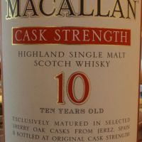 (現貨) Macallan 10 years Cask Strength 麥卡倫 10年 原酒 (1000ml 58.6%)