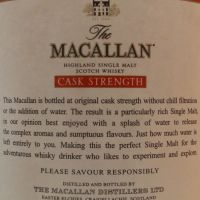(現貨) Macallan 10 years Cask Strength 麥卡倫 10年 原酒 (1000ml 58.6%)