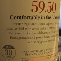 (現貨) SMWS 59.50 Teaninich 30 years 提安尼涅克 單桶原酒 30年 蘇格蘭威士忌協會 (700ml 54.9%)
