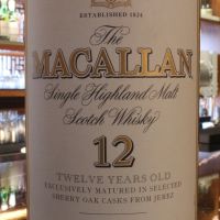 (現貨) Macallan 12 years 麥卡倫 12年 草寫版 木盒圓瓶 絕版 (750ml 40%)