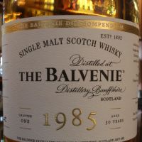 The BALVENIE 1985 30 years 百富 1985 30年 (700ml 54.1%)