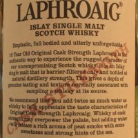 LAPHROAIG 10 years Cask Strength Batch No.3 拉佛格 10年 原酒強度 第3版 (700ml 55.3%)