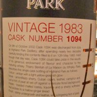 Highland Park 1983 single cask 高原騎士 1983 單桶 (700ml 56.8%)