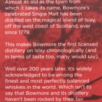(現貨) Bowmore Double The Devil's Limited Release 3 波摩 惡魔 第三版 原酒 (700ml 56.7%)