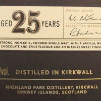 Highland Park 25 years 高原騎士 25年 (750ml 48.1%)