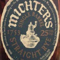 Michter's Single Barrel Straight Rye 25 years 酩帝 25年 單桶裸麥 (700ml 58.65%)