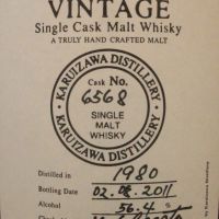 Number One Karuizawa Vintage 1980 Single Cask 輕井澤蒸餾所 1980 單桶 (700ml 56.4%)