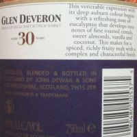 GLEN DEVERON 30 years highland single malt whisky (750ml 40%)