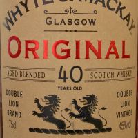 (現貨) Whyte & Mackay 40 years Original Blended Whisky 懷特馬凱 40年 經典珍藏 (750ml 45%)