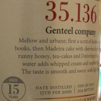 (現貨) SMWS 35.136 Glen Moray 15 years 格蘭莫雷 單桶原酒 15年 蘇格蘭威士忌協會 (700ml 59.5%)