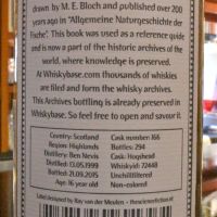 ARCHIVES Ben Nevis 1999 16 years 班尼富 1999 16年 單桶 (700ml 55.4%)