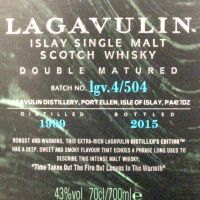 (現貨) LAGAVULIN 1999 Distillers Edition Bottled 2015 拉加維林 1999 酒廠限定版 2015裝瓶 (700ml 43%)