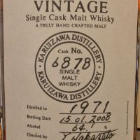 Number One Karuizawa Vintage 1971 Single Cask 一番 輕井澤 1971 單桶 (700ml 64%)