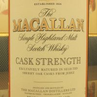 (現貨) Macallan 10 years Cask Strength 麥卡倫 10年 舊版原酒 (1000ml 58.8%)