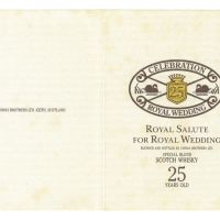 Royal Salute for Royal Wedding Aged 25 years 皇家禮炮 25年 日本皇室婚禮紀念版 (700ml 40%)