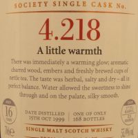 (現貨) SMWS 4.218 Highland Park 16 years 高原騎士 單桶原酒 16年 蘇格蘭威士忌協會 (700ml 55.9%)