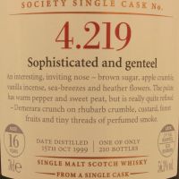(現貨) SMWS 4.219 Highland Park 16 years 高原騎士 單桶原酒 16年 蘇格蘭威士忌協會 (700ml 56.3%)