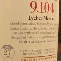 (現貨) SMWS 9.104 Glen Grant  27 years 格蘭冠 單桶原酒 27年 蘇格蘭威士忌協會 (700ml 55.5%)