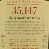 SMWS 35.147 Glen Moray 21 years 格蘭莫雷 單桶原酒 21年 蘇格蘭威士忌協會 (700ml 55.3%)