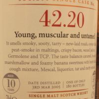 (現貨) SMWS 42.20 Tobermory 10 years 托本莫瑞 單桶原酒 10年 蘇格蘭威士忌協會 (700ml 62.2%)