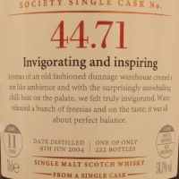 (現貨) SMWS 44.71 Craigellachie 11 years 魁列奇 單桶原酒 11年 蘇格蘭威士忌協會 (700ml 58.3%)