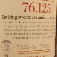 SMWS 76.125 Mortlach 28 years 慕赫 單桶原酒 28年 蘇格蘭威士忌協會 (700ml 54%)