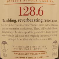 SMWS 128.6 Penderyn 7 years 潘迪恩 單桶原酒 7年 蘇格蘭威士忌協會 (700ml 59.9%)
