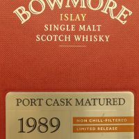 (現貨) ​BOWMORE 1989 23 years Port Cask Matured 波摩 1989 23年 波特桶 (700ml 50.8%)