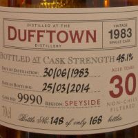 (現貨) ALFRED BARNARD Dufftown 1983 30 years Single Cask 達夫鎮 1983 30年 單桶原酒 (700ml 48.1%)