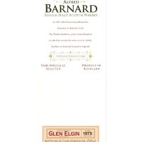 (現貨) ALFRED BARNARD Glen Elgin 1975 37 years Single Cask 格蘭愛琴 1975 37年 單桶原酒 (700ml 48.5%)
