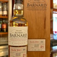 ALFRED BARNARD Glen Spey 1990 21 years Single Cask 格蘭斯佩 1990 21年 單桶原酒 (700ml 54.6%)