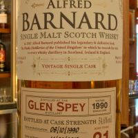ALFRED BARNARD Glen Spey 1990 21 years Single Cask 格蘭斯佩 1990 21年 單桶原酒 (700ml 54.6%)