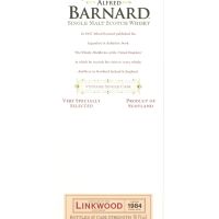 ALFRED BARNARD Linkwood 1984 27 years Single Cask 林肯伍德 1984 27年 單桶原酒 (700ml 50.1%)