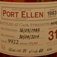(現貨) ALFRED BARNARD Port Ellen 1983 31 years Single Cask 波特艾倫 1983 31年 單桶原酒 (700ml 54.9%)