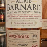 (現貨) ALFRED BARNARD Auchroisk 1990 23 years Single Cask 奧斯魯斯克 1990 23年 單桶原酒 (700ml 53.4%)