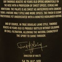 Douglas Laing Timorous Beastie 40 years 道格拉斯蘭恩 黃金鼠 40年 限量版 (700ml 54.7%)