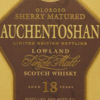 (現貨) Auchentoshan 18 years Oloroso Limited Edition 歐肯特軒 18年 雪莉桶 限量舊版 (700ml 55.8%)