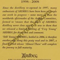 (現貨) Ardbeg 1998~2006 Still Young 阿貝 青春系列 Still Young (700ml 56.2%)