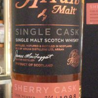 (現貨) ARRAN 1998 Single Sherry Cask #214 愛倫 1998 17年 單桶 雪莉桶 (700ml 53.4%)