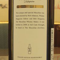 Macallan 10 years Whisky Magazine 10th 麥卡倫 10年 原酒 Whisky Magazine十週年限量 (700ml 57.4%)