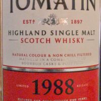 Tomatin 1988 25 years Batch 1 湯瑪丁1988 25年 第一批次 (700ml 46%)