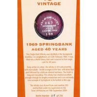 Signatory Vintage Springbank 1969 40 Years 聖弗力 雲頂 1969 40年 (700ml 54.4%)