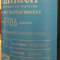 (現貨) BenRiach 1986 30 years Single Cask Batch 13 班瑞克 1986 30年 單桶原酒 第13批次 (700ml 55.6%)