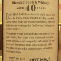 (現貨) Berrys' Finest 40 years Blended Taiwan Exclusive 老貝瑞 40年 雪莉桶 調和威士忌 台灣限定 (700ml 46%)