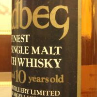 (現貨) Ardbeg 10 years bottled 1980s 雅柏 10年 舊版 旋蓋透明瓶 (750ml 40%)