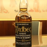 (現貨) Ardbeg 10 years bottled 1980s 雅柏 10年 舊版 旋蓋透明瓶 (750ml 40%)
