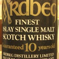 (現貨) Ardbeg 10 years bottled 1980s 雅柏 10年 舊版 旋蓋透明瓶 (750ml 40%)
