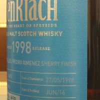 (現貨) BenRiach 1998 18 years PX Sherry Finish Batch 13 班瑞克 1998 18年 PX雪莉桶 第13批次 (700ml 57.3%)